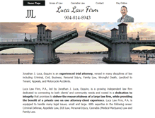 Tablet Screenshot of lucalawfirm.com